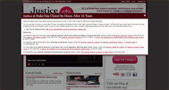 Desktop Screenshot of justiceatstake.org